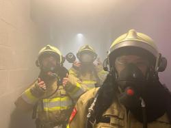 Bezoek brandweer