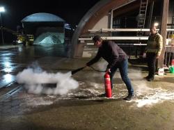 Bezoek brandweer