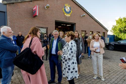 Bezoek minister Barbara Visser - Meerstraat Bunde