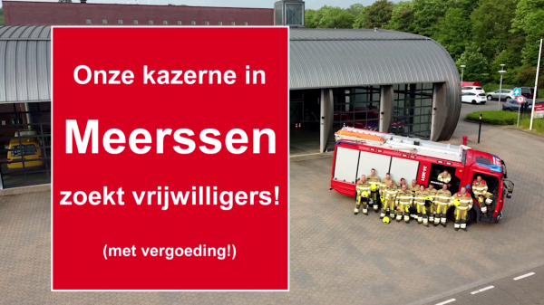 Brandweer Meerssen - manschappen voor kazerne