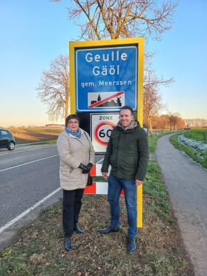 Eerste plaatsnaambord in dialect geplaatst