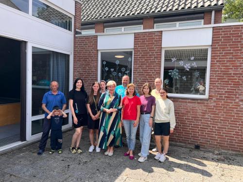 Eerste vluchtelingen in de Gansbeek