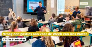 Gastlessen tijdens de Week van Ons Water