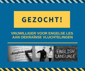 Gezocht vrijwilligers voor Engelse les aan Oekraïense vluchtelingen 