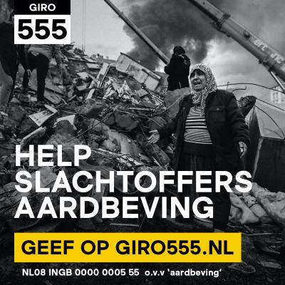 Giro555 - aardbeving Turkije en Syrië