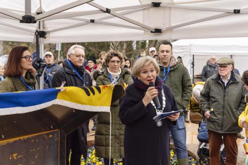 Herdenkingsbos - Speech burgemeester