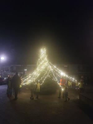 Kerstwensboom lichtjes Scouting Geulle