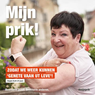 Mijnprik-campagne - zangeres Beppie Kraft