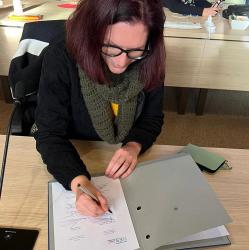 Ondertekening Vanessa