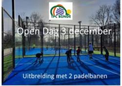 Padel open dag 3 december 2022
