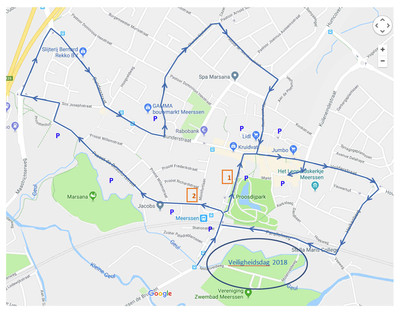 Parkeerroute Veiligheidsdag