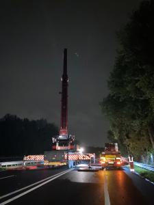Plaatsing struinbrug