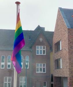Regenboogvlag voor Coming Out Day