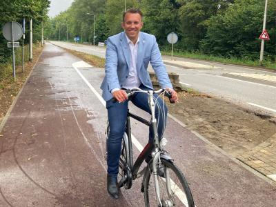 Snelfietsroute - wethouder Bjorn Molling