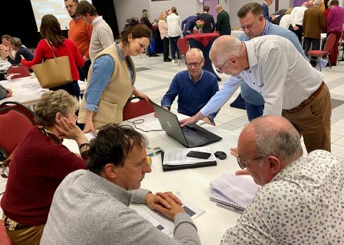 Toekomstvisie: tussentijdse bijeenkomst bouwteams