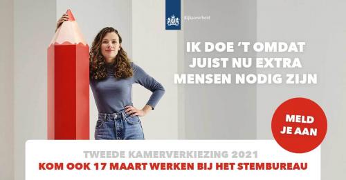 Tweede Kamerverkiezingen - Kom werken bij het stembureau