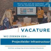 Vacature Projectleider Infrastructuur