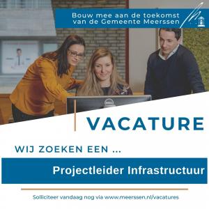 Vacature Projectleider infrastructuur