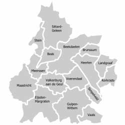 VRZL - plattegrond deelnemende gemeenten