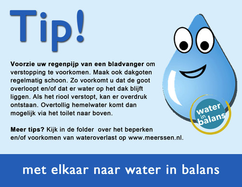 Water in balans - tip bladvanger