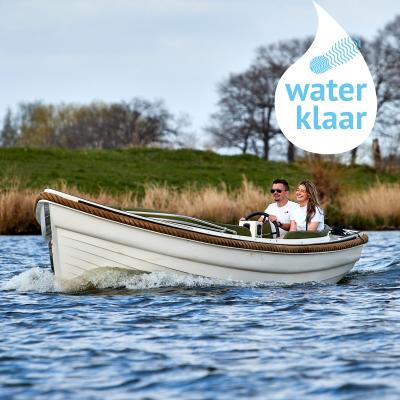 Waterklaar - campagnefoto win een vaartocht over de maas