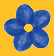 blauwe bloem
